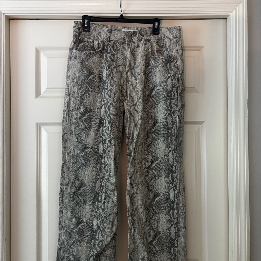 Pull&Bear Snake Print Jeans